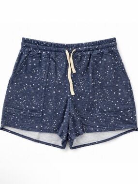 LA Threads Active Navy Star Print Shorts, NWOT, Women’s Medium